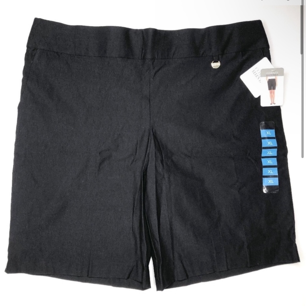 Ellen Tracy Classic Black Women's Bermudas